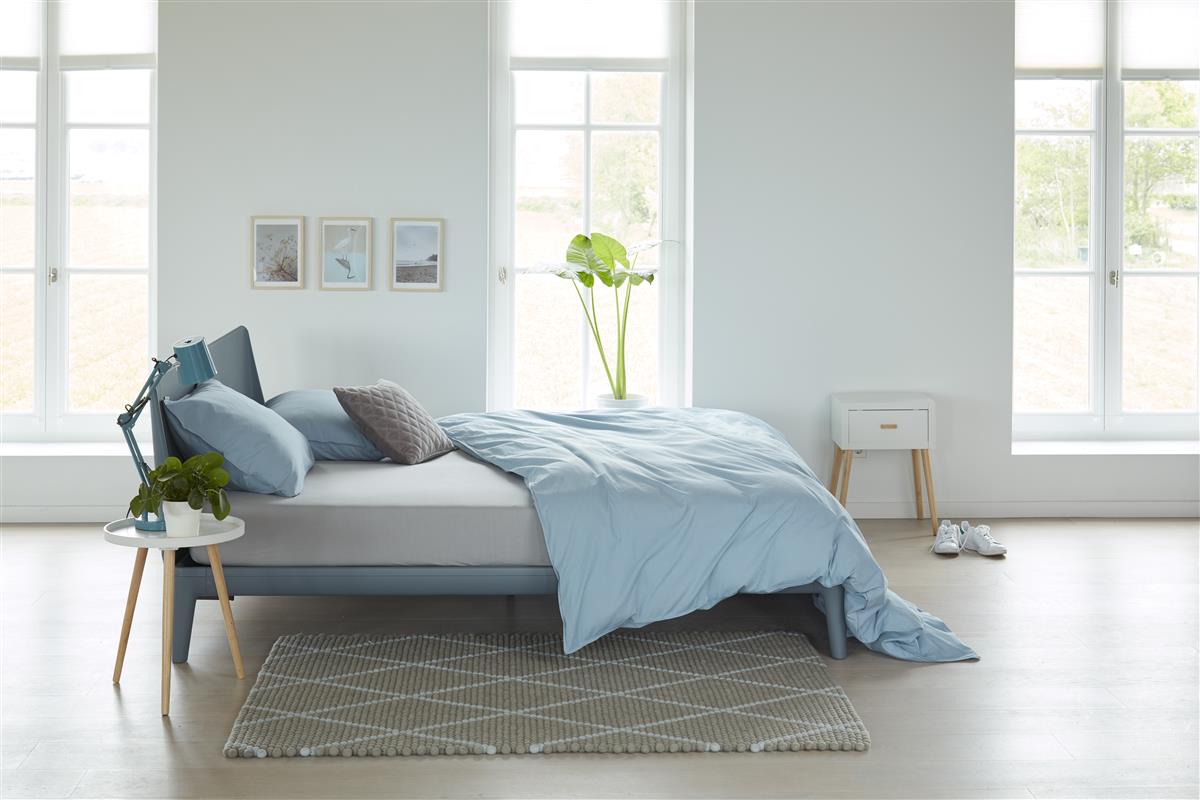 Beddinghouse Fitted sheet - Jersey - Light grey