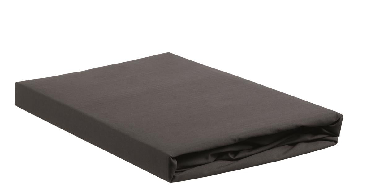 Beddinghouse Splittopper Hoeslaken - Percale katoen - Antraciet