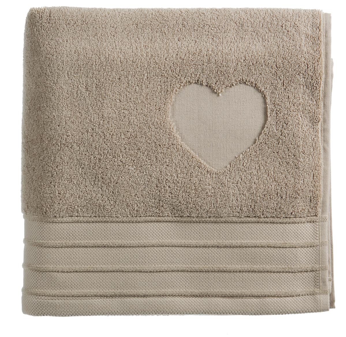 Riviera Maison Heart Badtextiel - Taupe