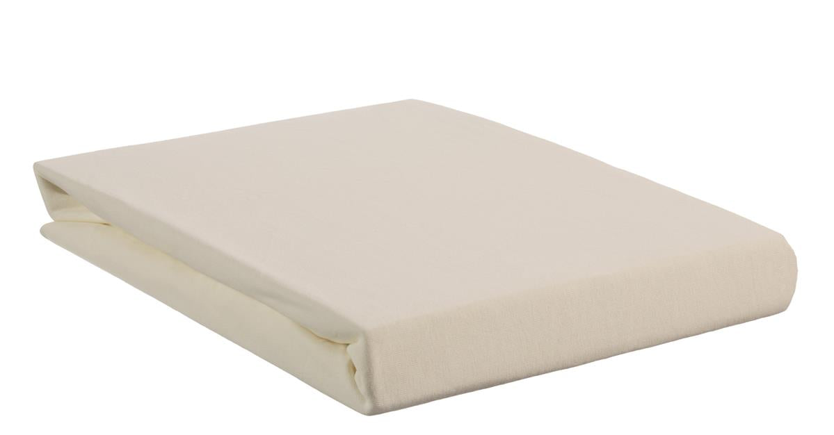 Beddinghouse Topper Hoeslaken - Jersey Stretch - Gebroken wit