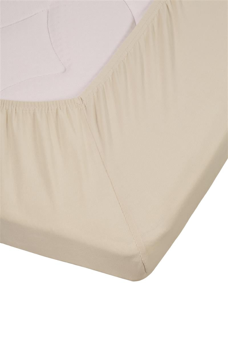 Beddinghouse Splittopper Hoeslaken - Jersey Stretch - Naturel