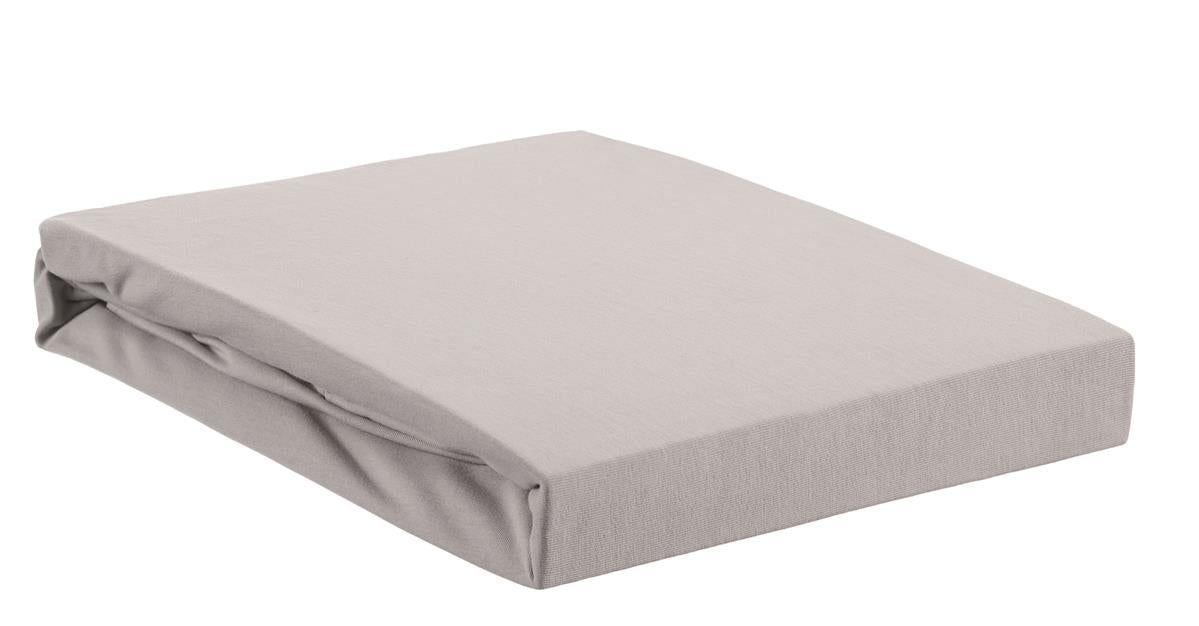 Beddinghouse Fitted Sheet - Jersey Stretch - Light Grey