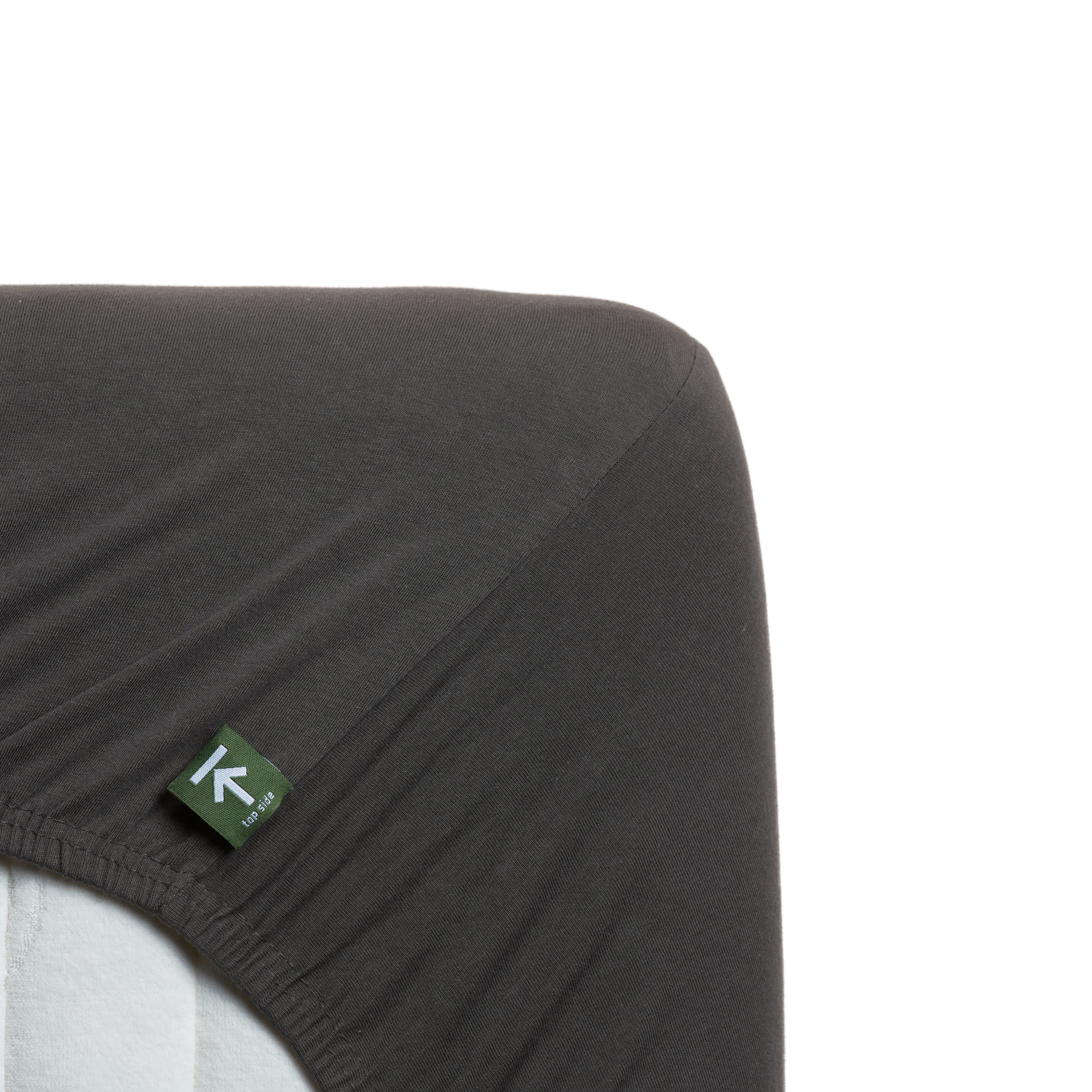 Beddinghouse Split Topper Fitted Sheet - Jersey Stretch - Anthracite