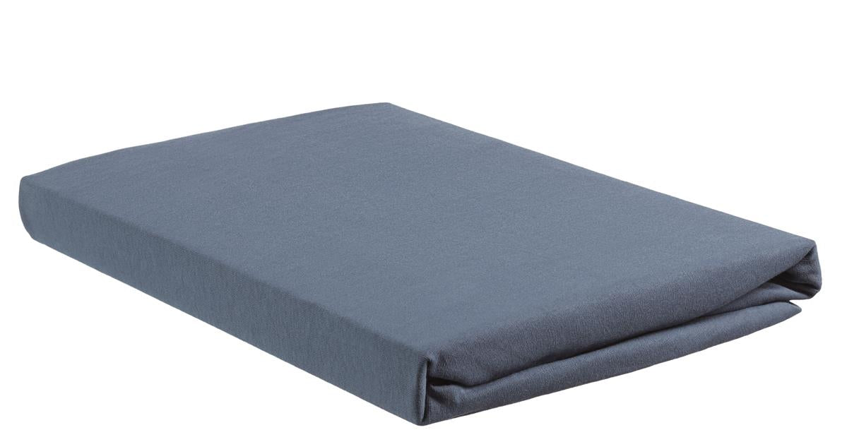Beddinghouse Split Topper Fitted Sheet - Jersey - Blue