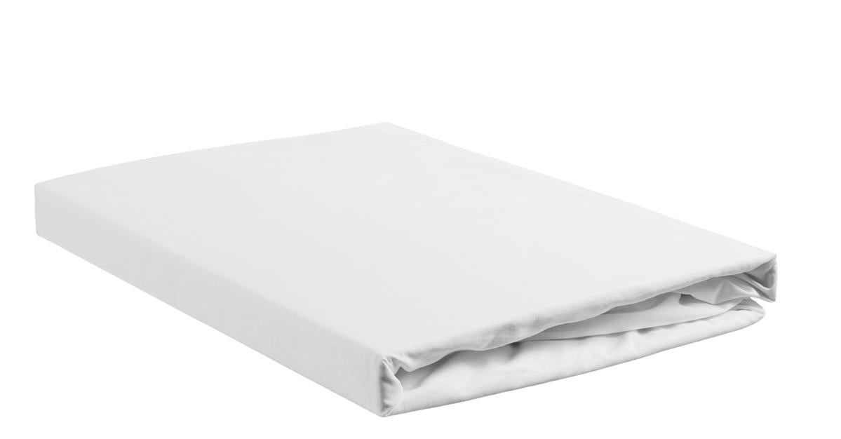 Ambiante Split Topper Fitted Sheet - Cotton - White