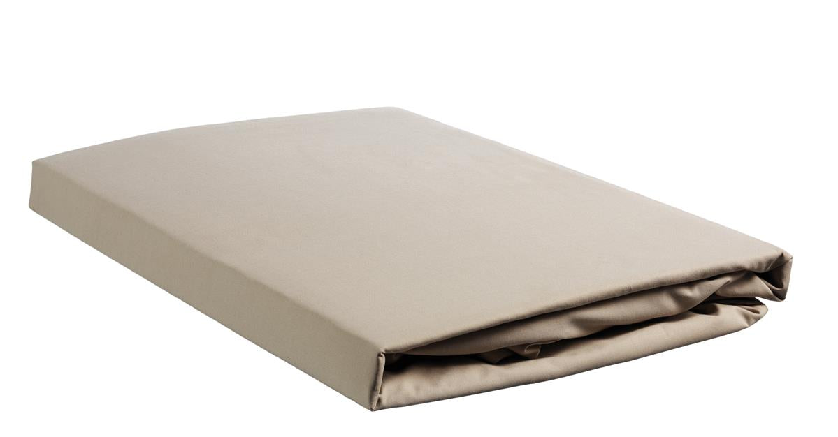 Ambiante Splittopper Hoeslaken - Katoen - Taupe