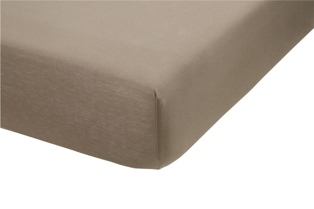 Ambiante Splittopper Hoeslaken - Katoen - Taupe