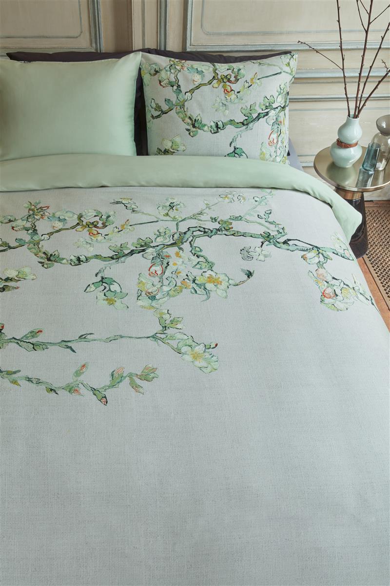 Beddinghouse x Van Gogh Museum Blossom dekbedovertrek - Grijs