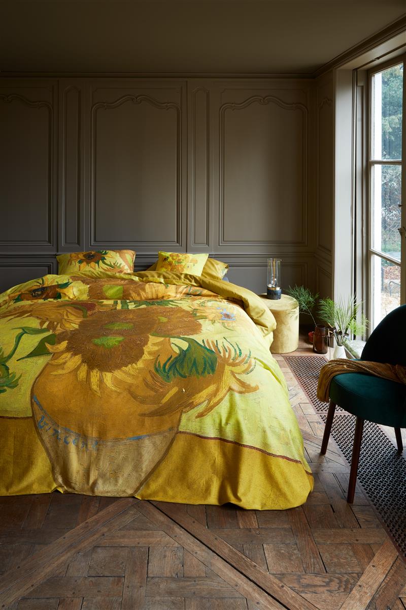 Beddinghouse x Van Gogh Museum Tournesol dekbedovertrek - Geel