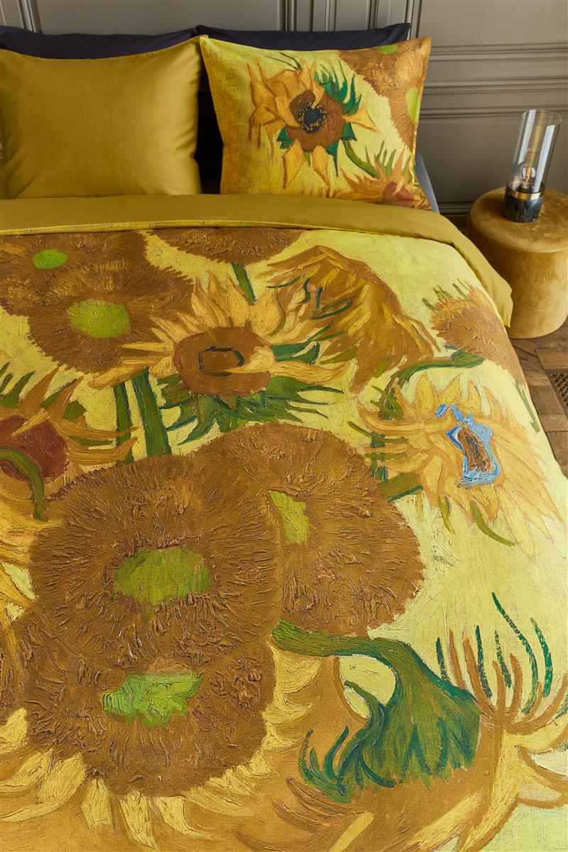 Beddinghouse x Van Gogh Museum Tournesol dekbedovertrek - Geel