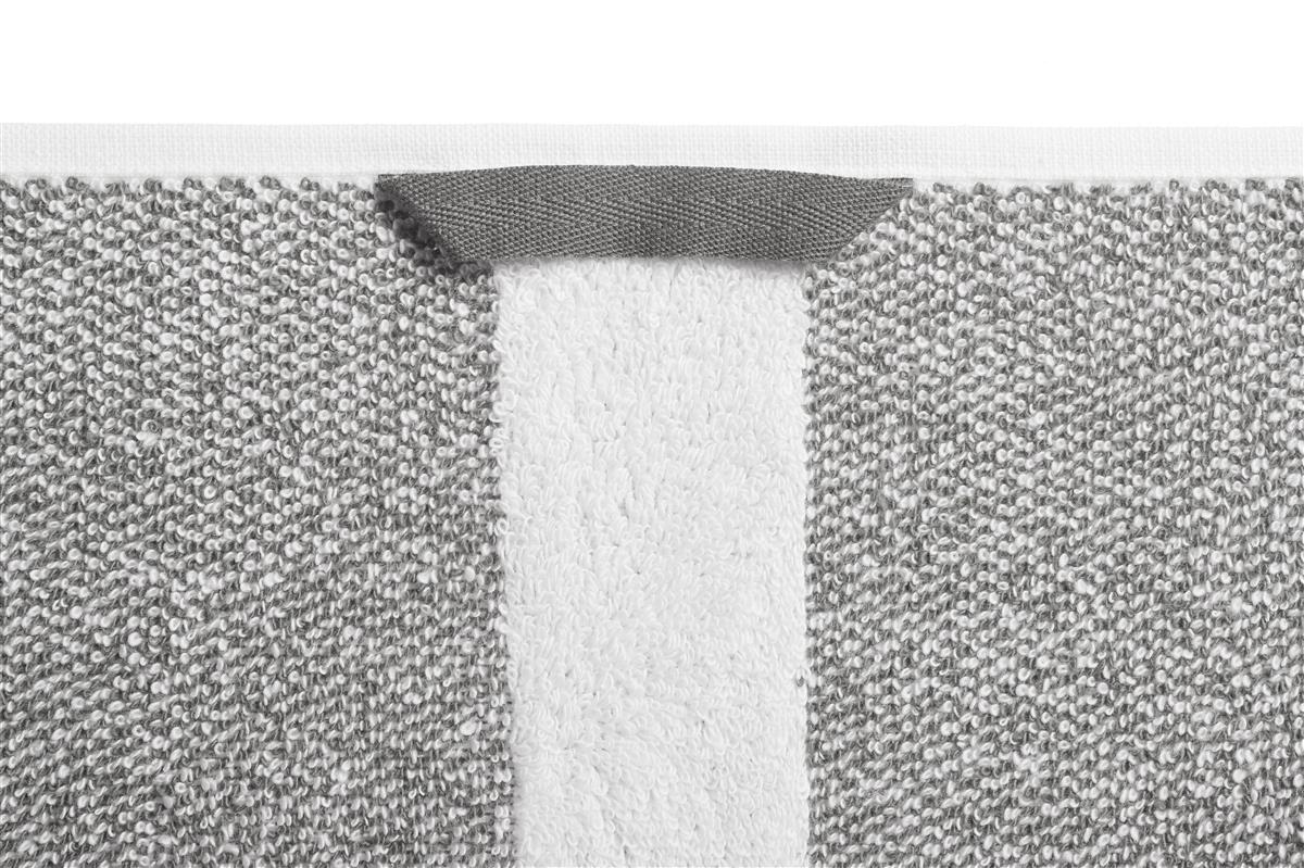 Beddinghouse Sheer Stripe Bath Textiles - Anthracite