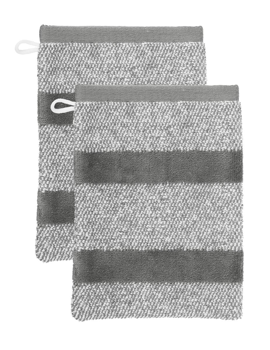Beddinghouse Sheer Stripe Bath Textiles - Anthracite