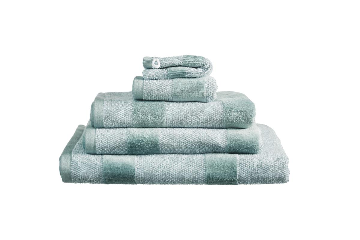 Beddinghouse Sheer Stripe Bath Textiles - Green