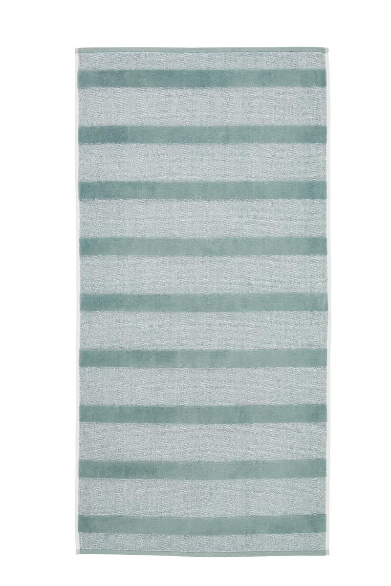Beddinghouse Sheer Stripe Bath Textiles - Green