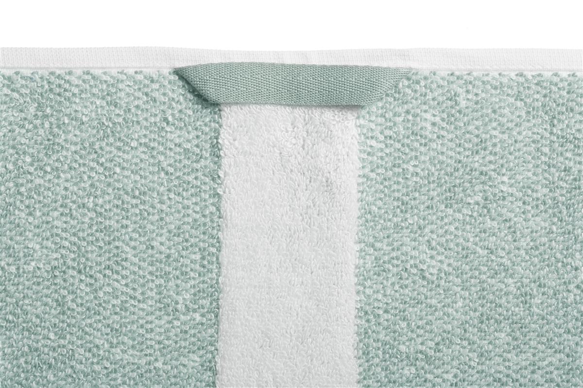 Beddinghouse Sheer Stripe Bath Textiles - Green