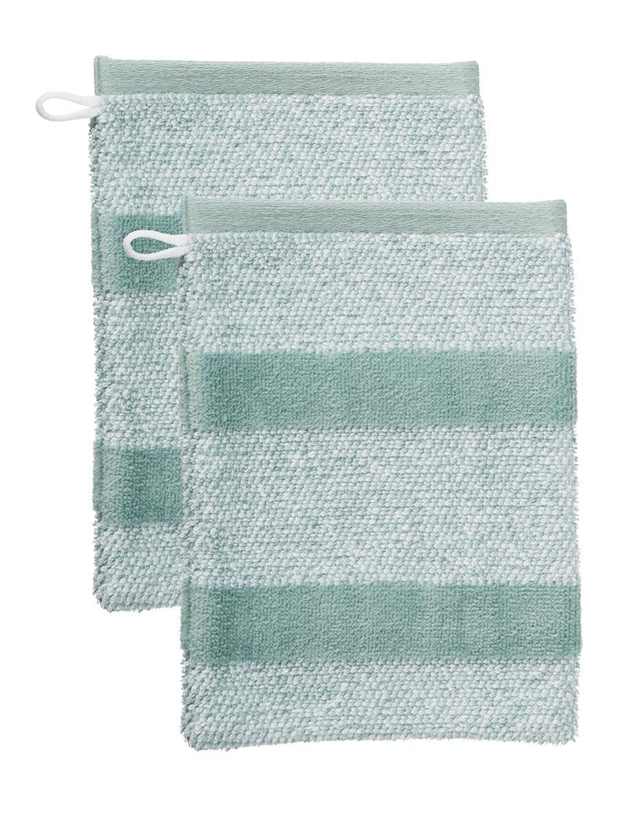Beddinghouse Sheer Stripe Bath Textiles - Green