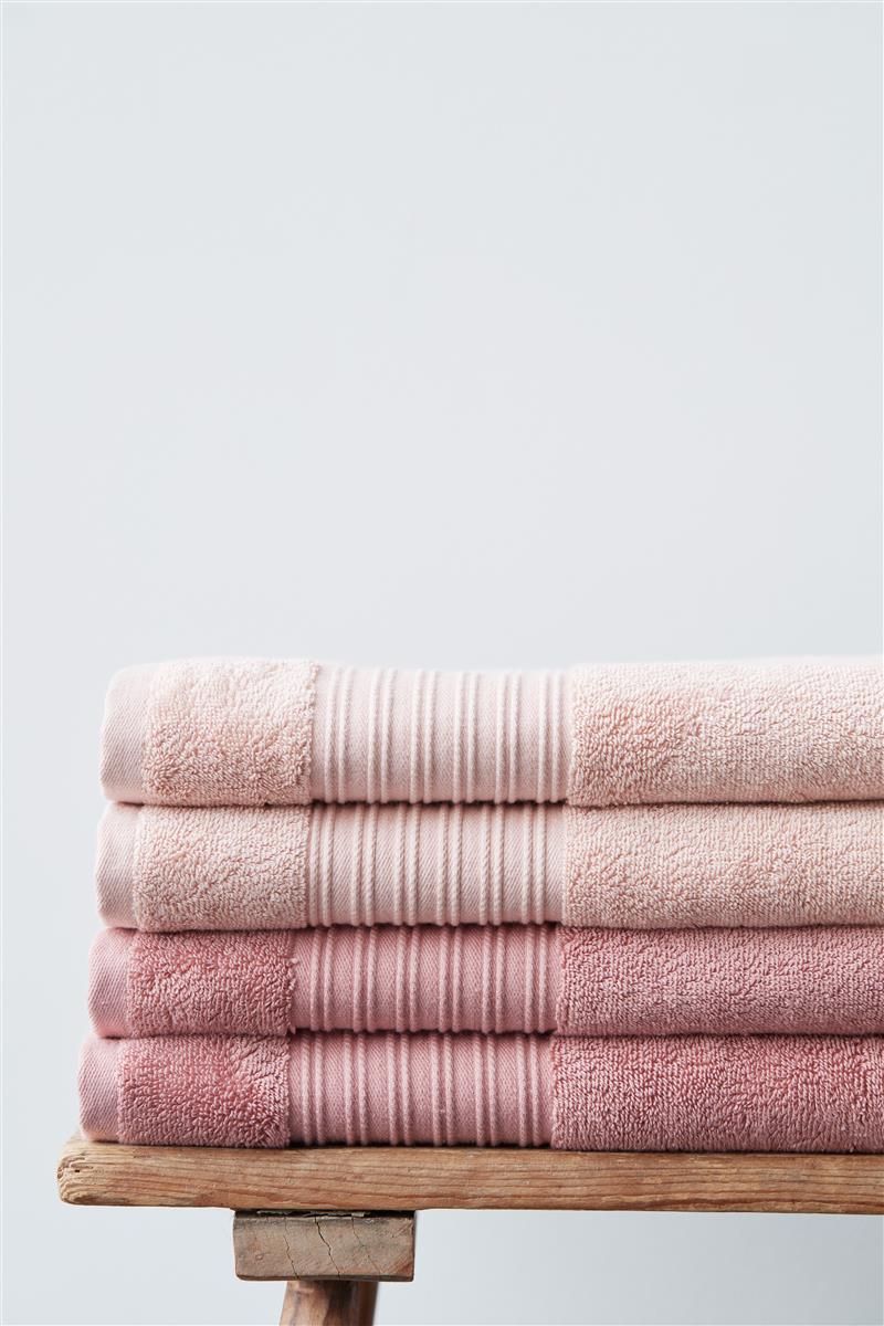 Beddinghouse Sheer Bath Textiles - Soft Pink