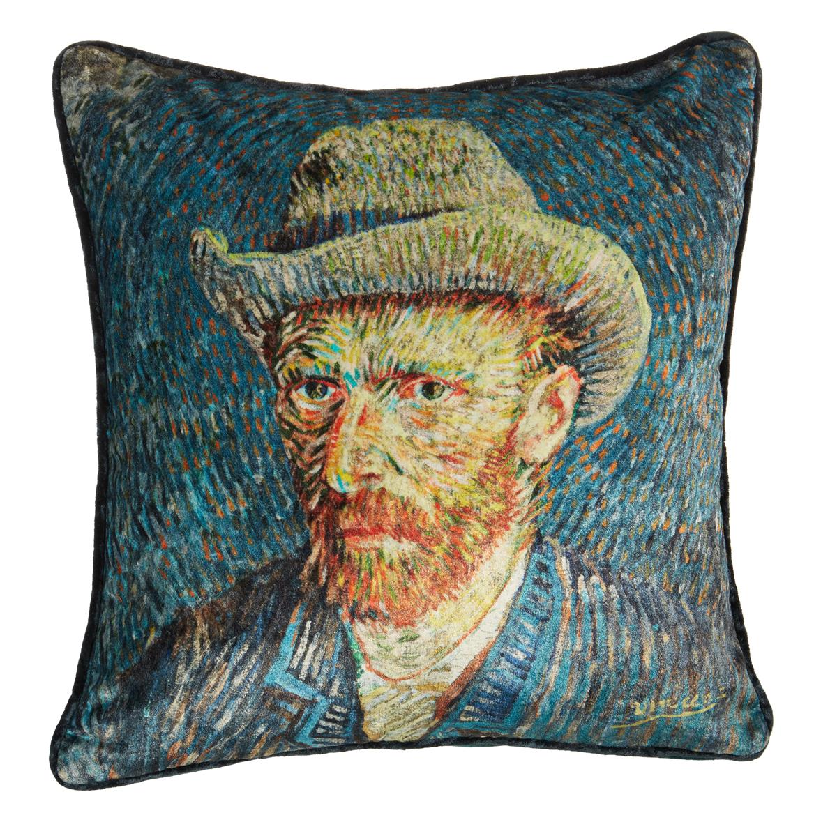 Beddinghouse x Van Gogh Museum Van Gogh Sierkussen - 45x45 cm - Blauw