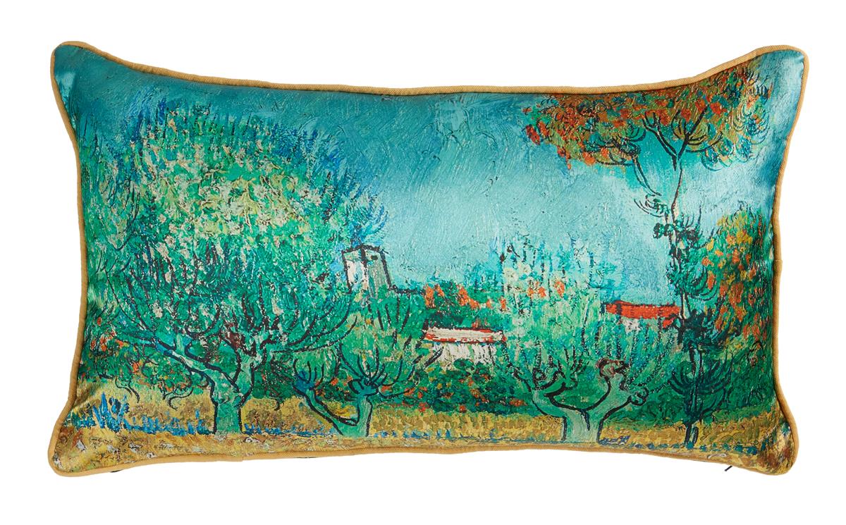 Beddinghouse x Van Gogh Museum Countryside Sierkussen - 30x50 cm - Blauw