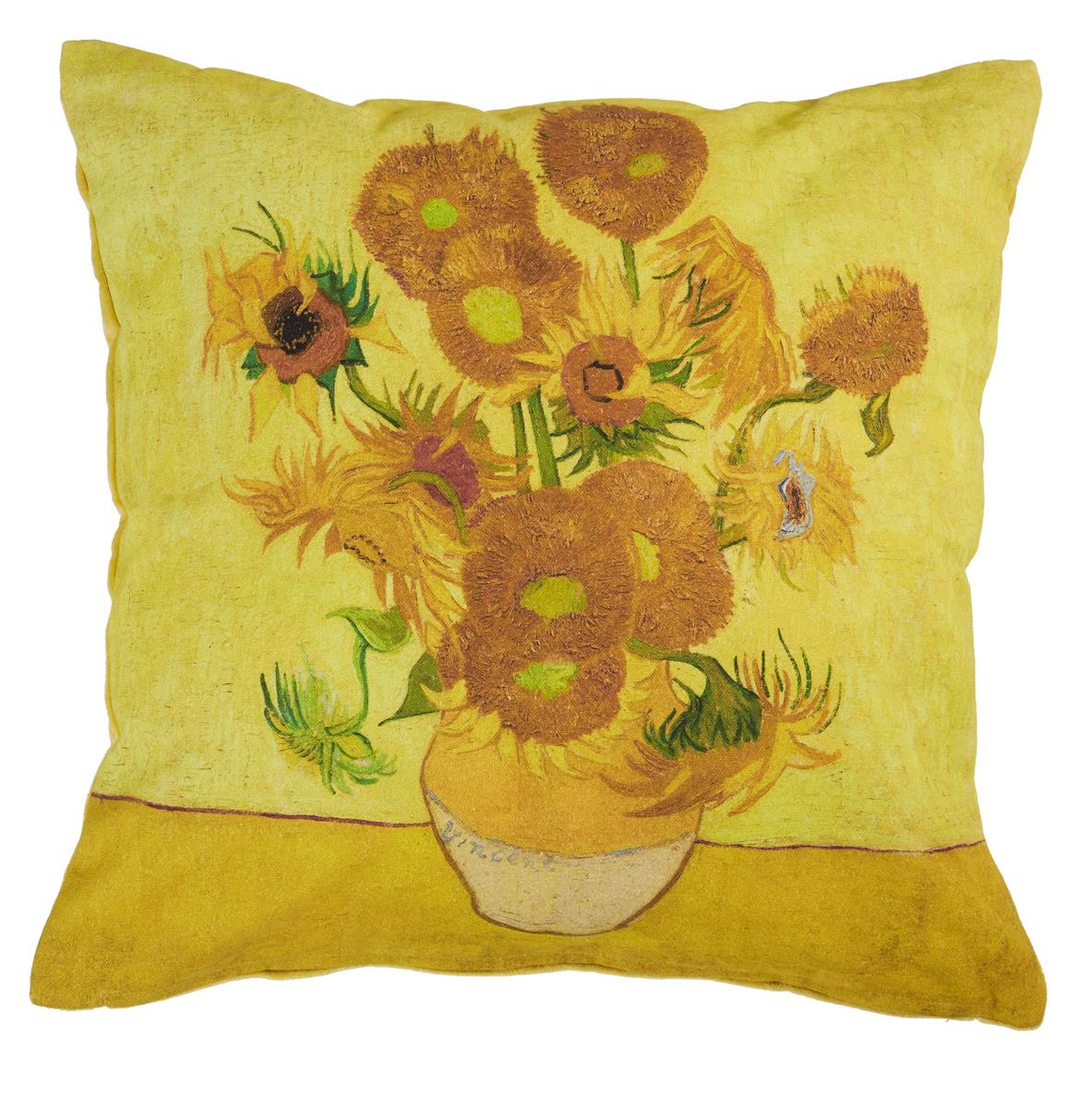 Beddinghouse x Van Gogh Museum Sunflower Sierkussen - 45x45 cm - Geel