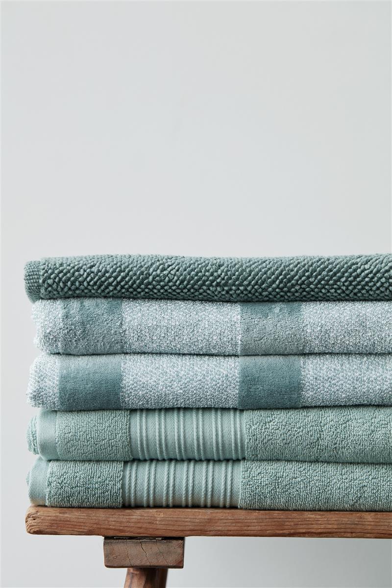 Beddinghouse Sheer Bath Textiles - Green