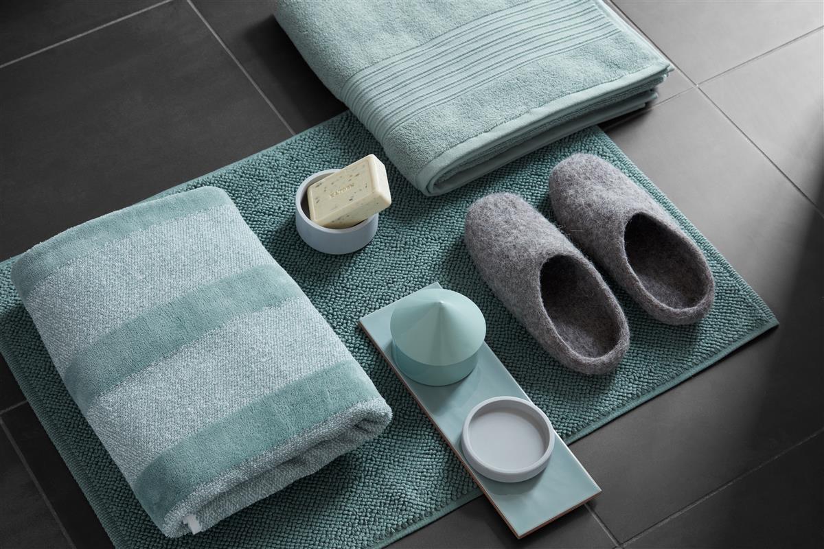 Beddinghouse Sheer Bath Textiles - Green