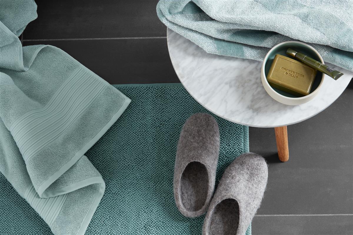Beddinghouse Sheer Bath Textiles - Green