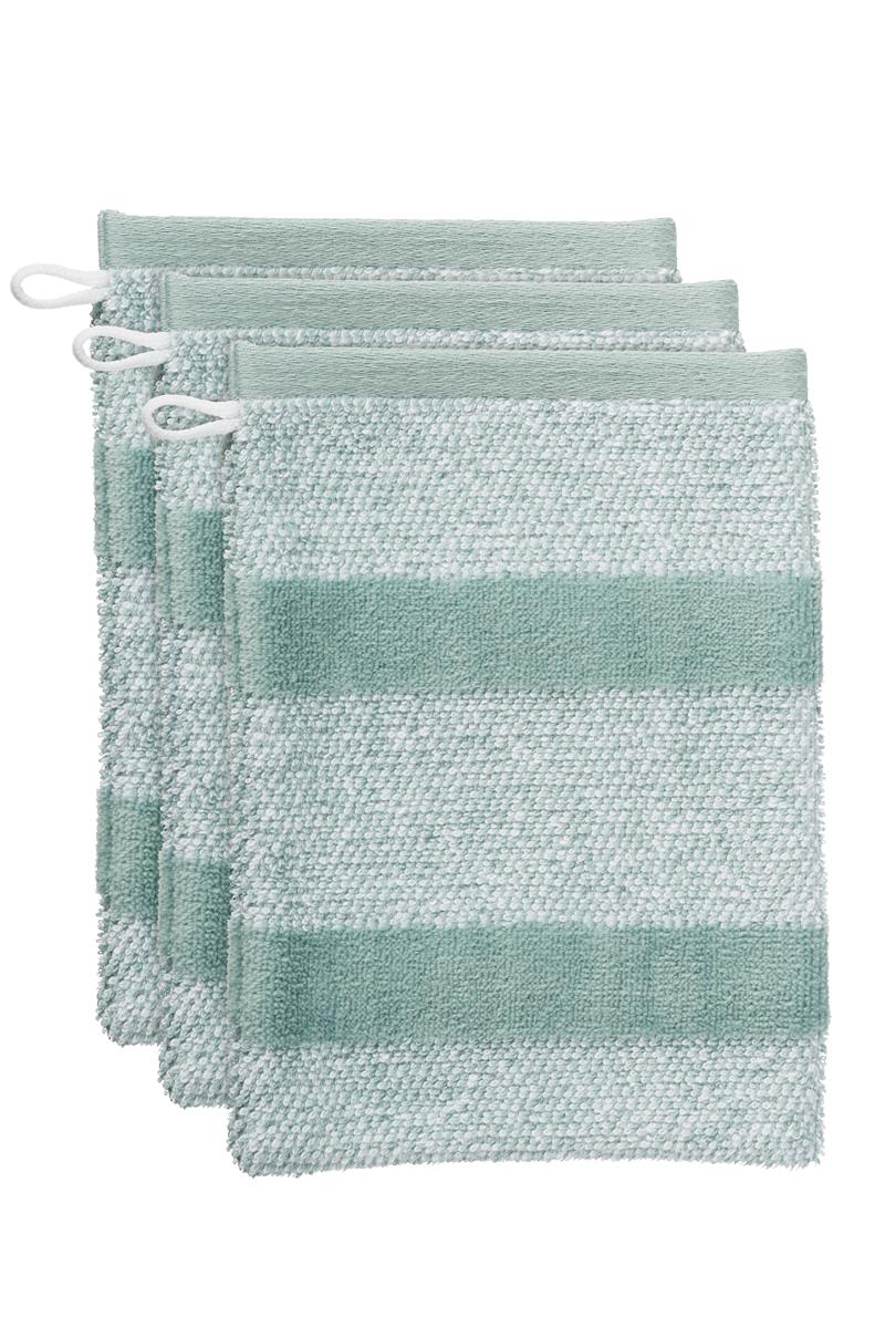 Beddinghouse Sheer Stripe Bath Textiles - Green