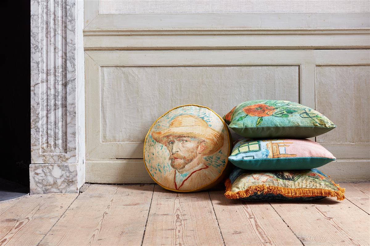 Beddinghouse x Van Gogh Museum Self Portrait Decoratiekussen - Naturel