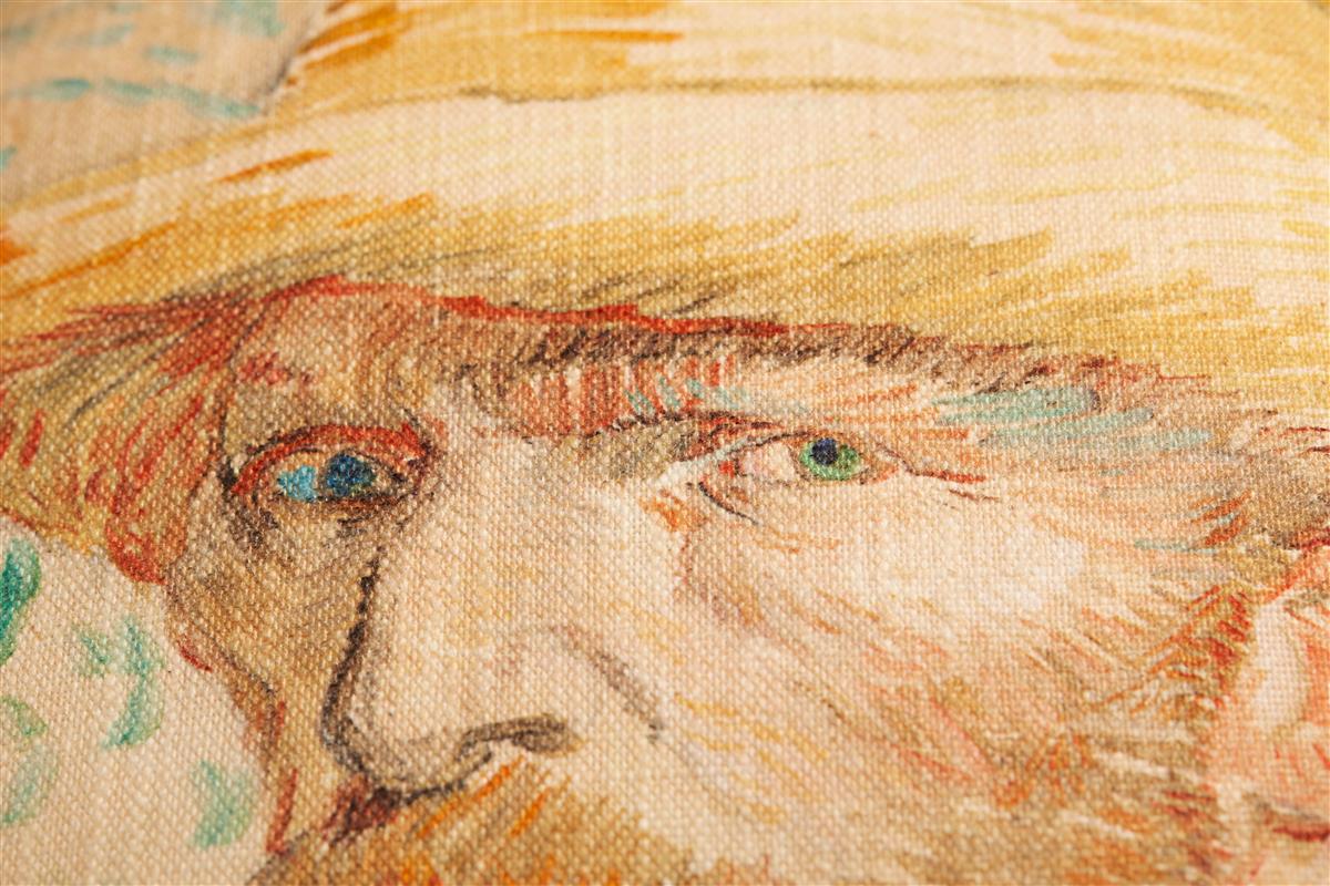 Beddinghouse x Van Gogh Museum Self Portrait Decoratiekussen - Naturel