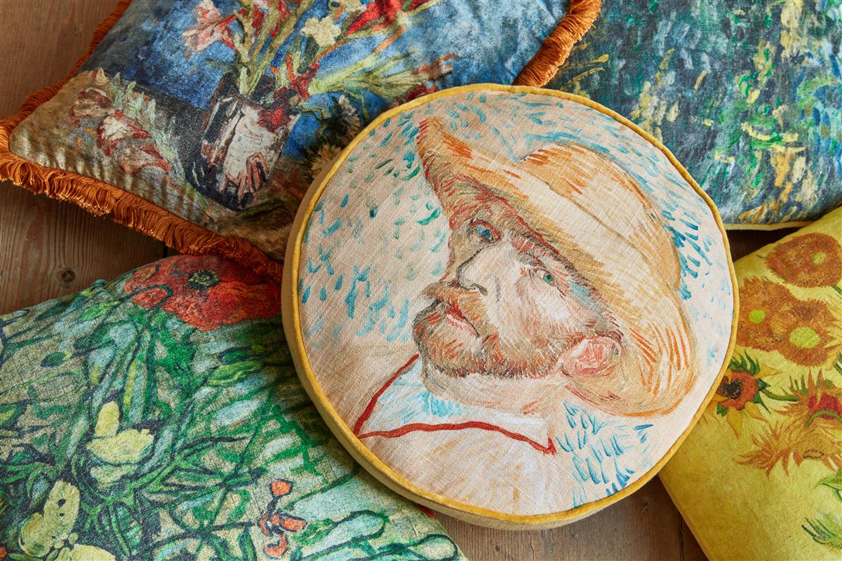 Beddinghouse x Van Gogh Museum Gladiolus Sierkussen - 45x45 cm - Multi