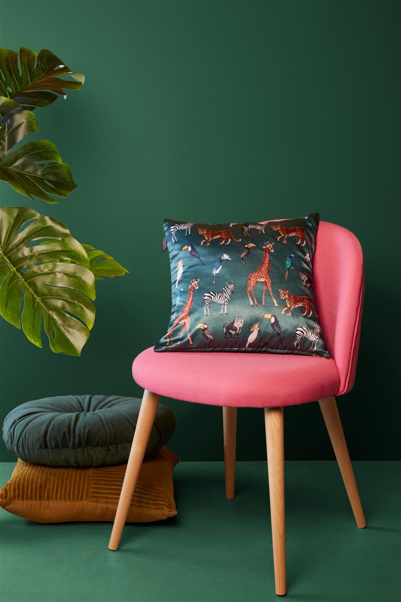 KAAT Amsterdam Mandarin Decorative Cushion - Dark Green
