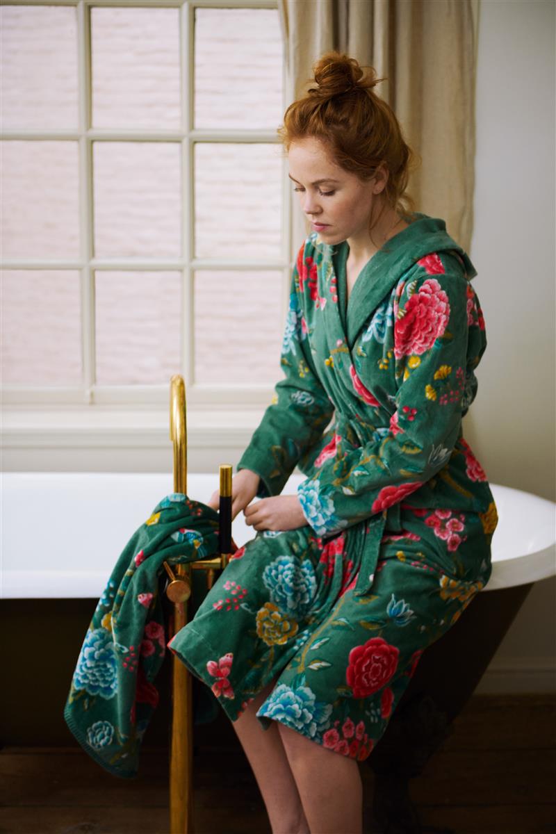 Pip Studio Good Evening Badjas - Groen