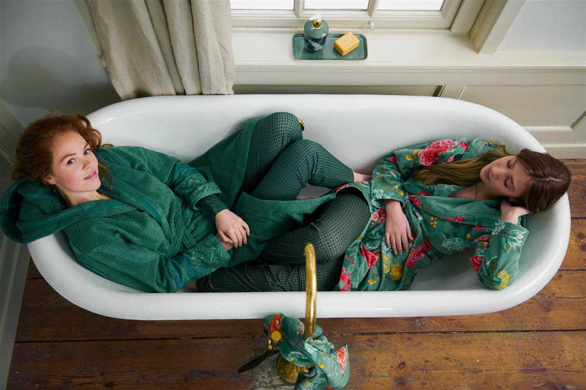 Pip Studio Soft Zellige Badjas - Groen