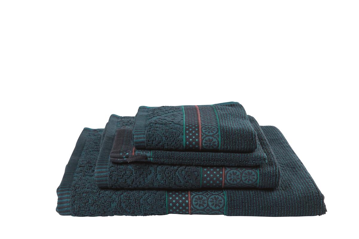 Pip Studio Soft Zellige Bath Textiles - Dark Blue