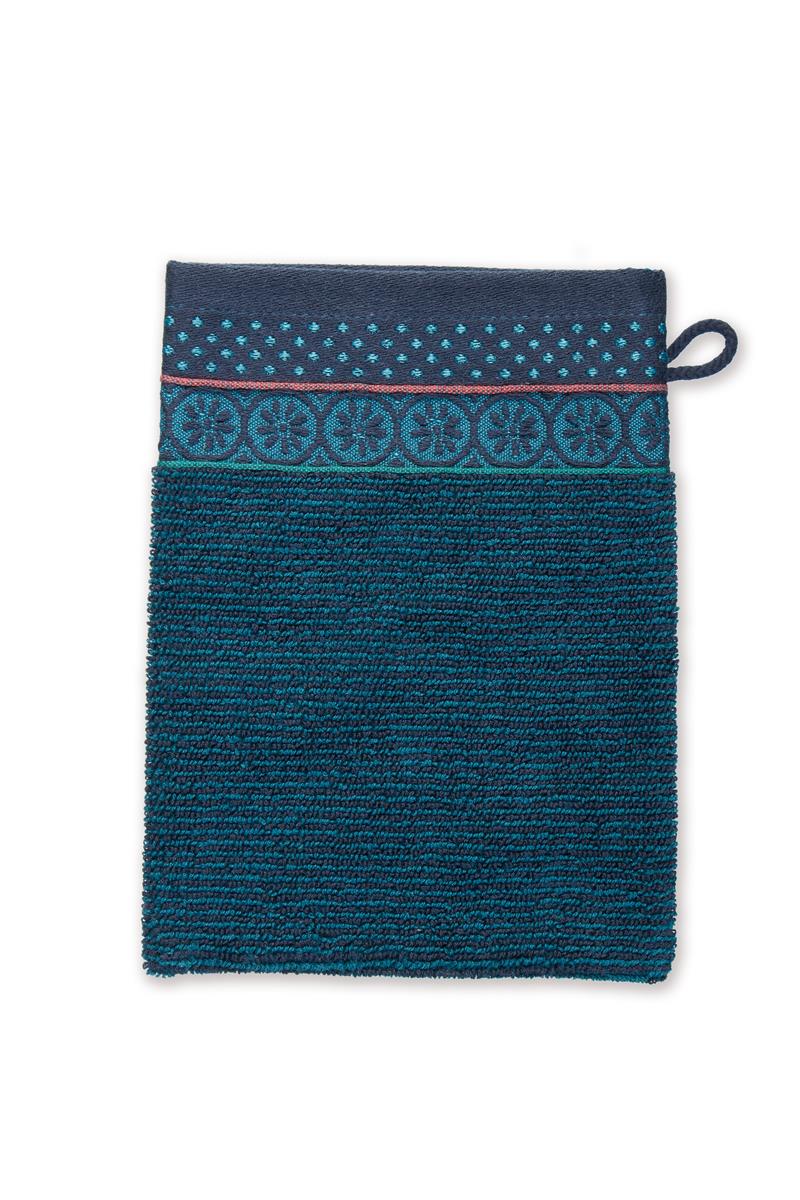 Pip Studio Soft Zellige Bath Textiles - Dark Blue