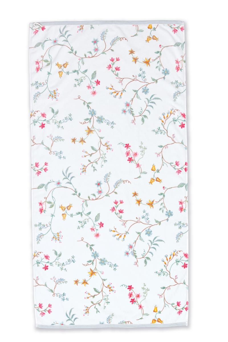 Pip Studio Les Fleurs Badtextiel - Wit