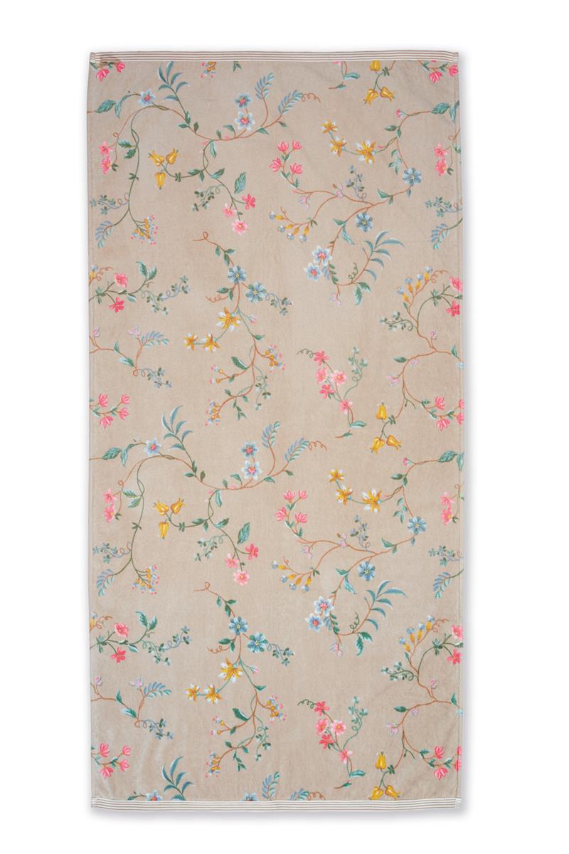 Pip Studio Les Fleurs Badtextiel - Khaki