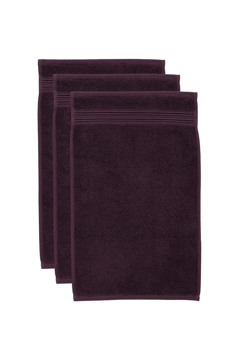 Beddinghouse Sheer Bath Textiles - Dark Red