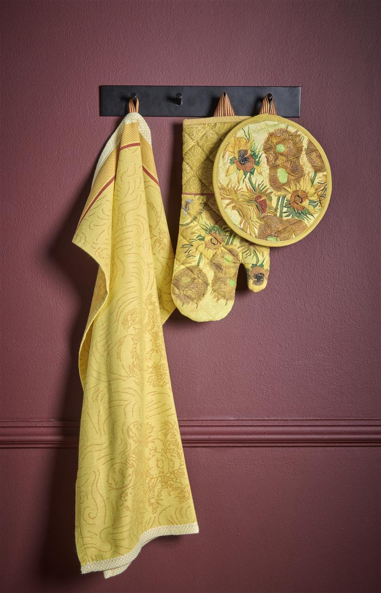Beddinghouse x Van Gogh Museum Tournesol Tea Theedoek - Geel