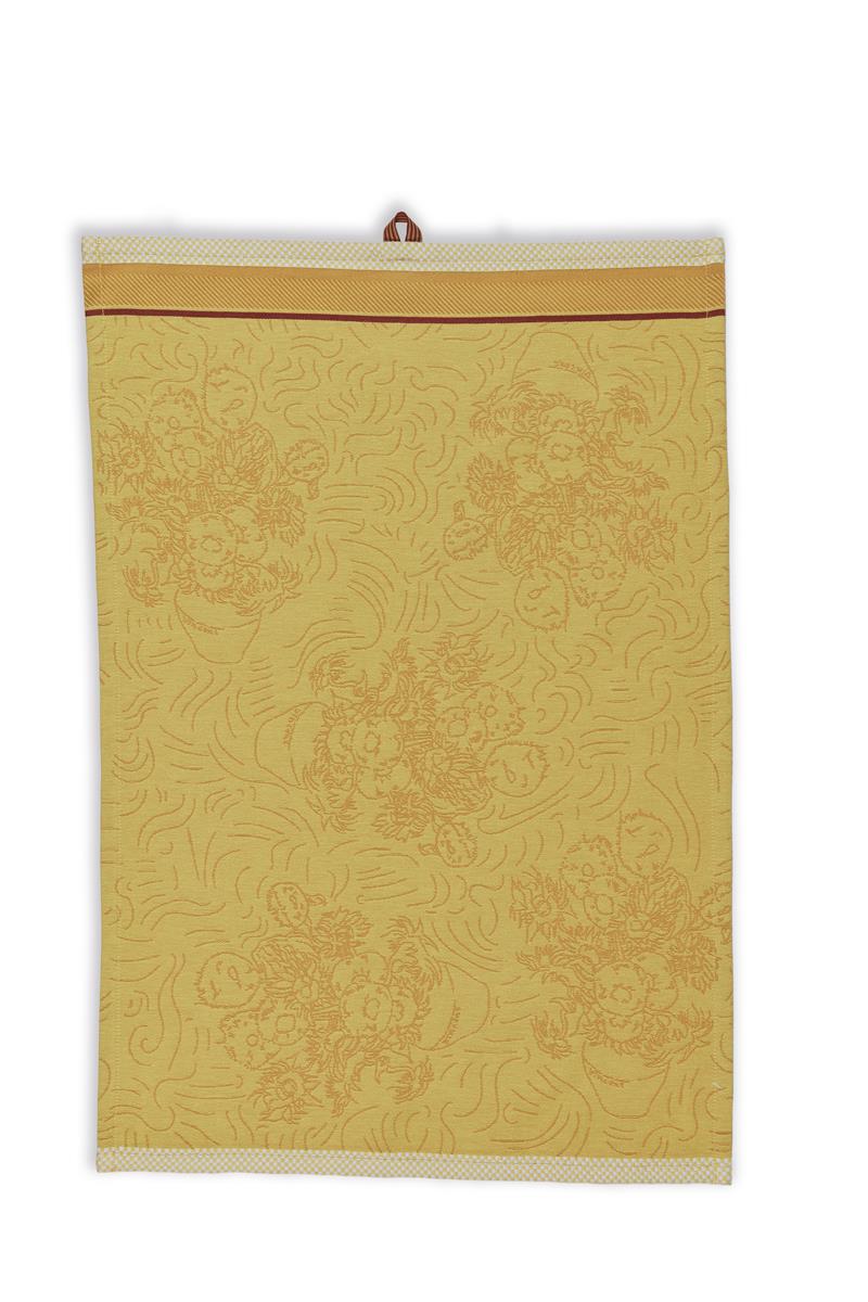 Beddinghouse x Van Gogh Museum Tournesol Tea Theedoek - Geel
