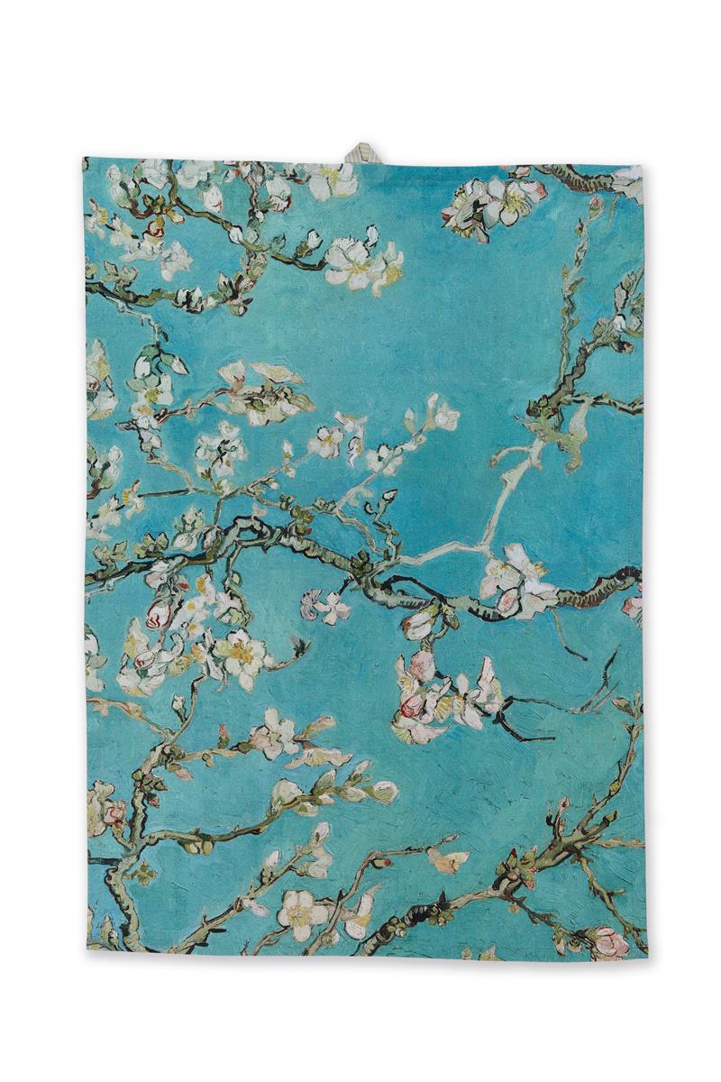 Beddinghouse x Van Gogh Museum Theedoek Blossom Tea Blauw