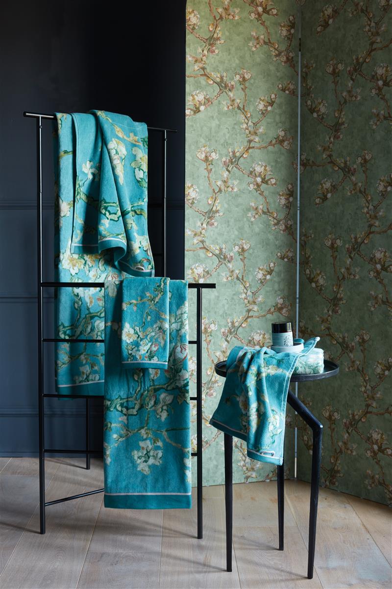 Beddinghouse x Van Gogh Museum Blossom Badtextiel - Blauw