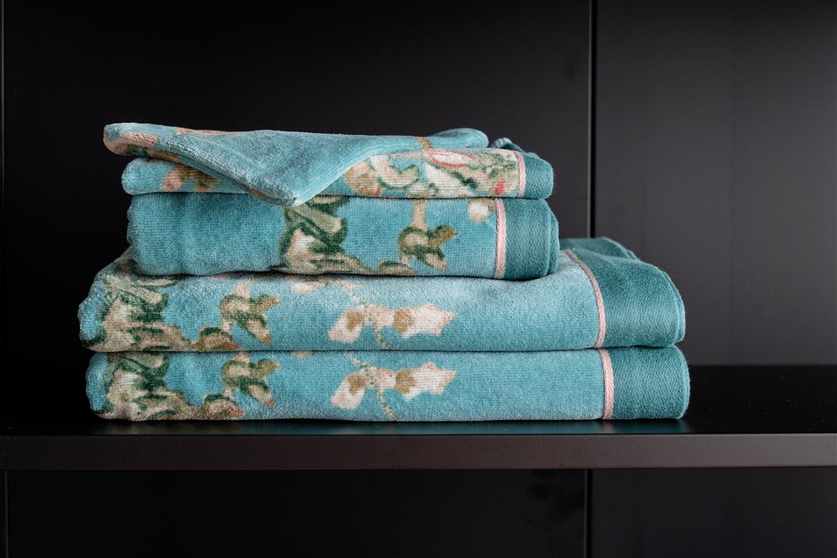 Beddinghouse x Van Gogh Museum Blossom Badtextiel - Blauw