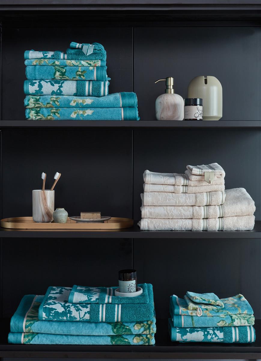 Beddinghouse x Van Gogh Museum Fleurir Bath Textiles - Off-White