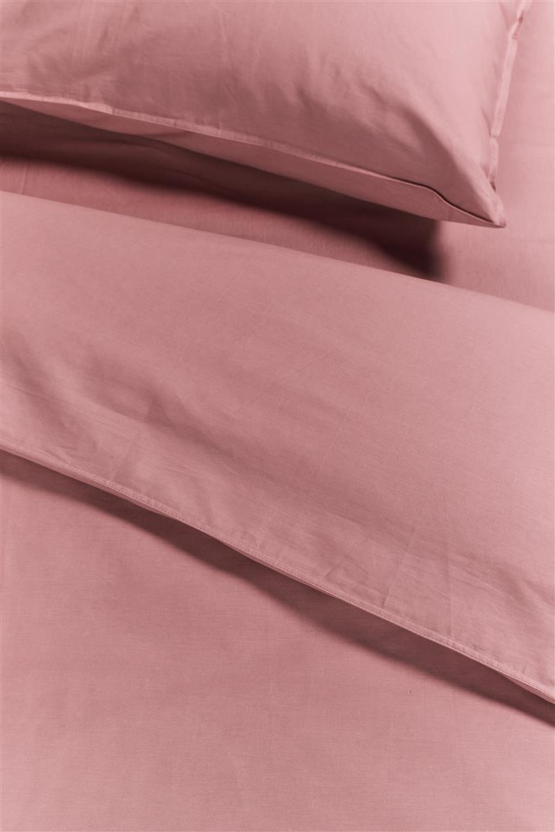 Ambiante Cotton Uni dekbedovertrek - Roze