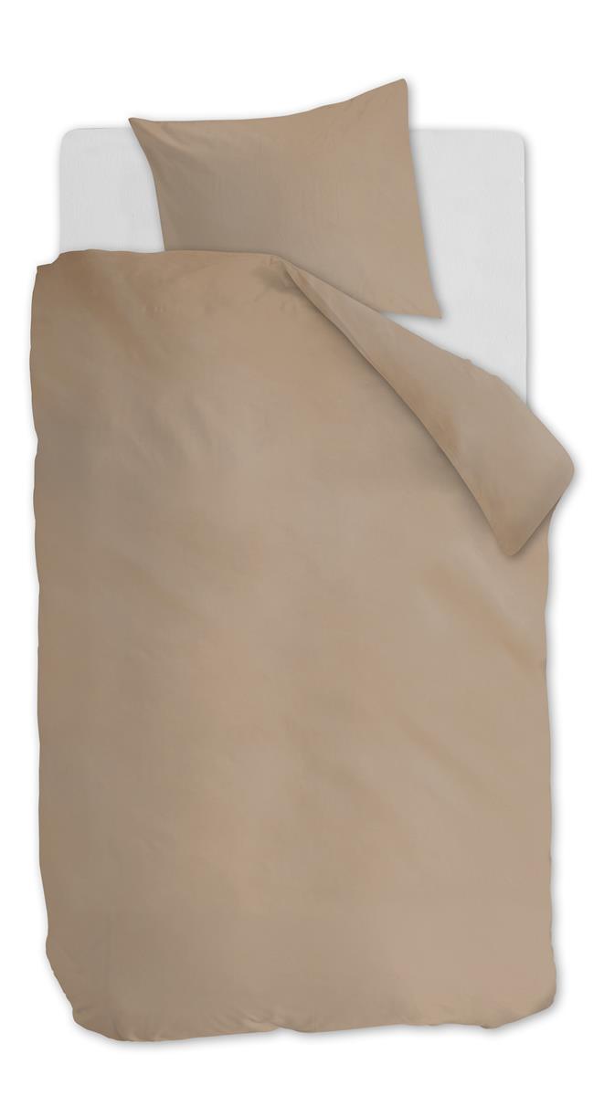 Ambiante Cotton Uni dekbedovertrek - Khaki