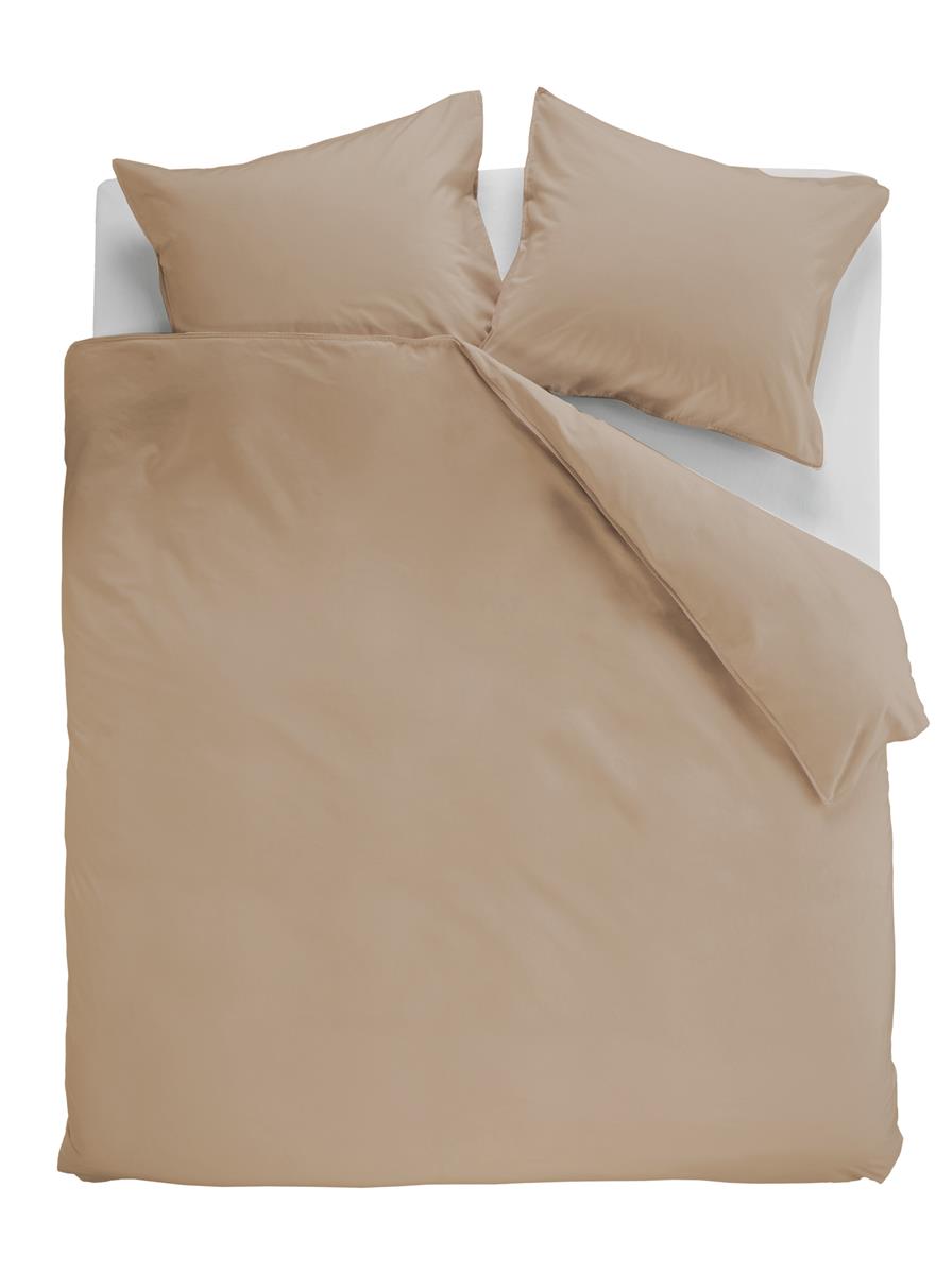 Ambiante Cotton Uni dekbedovertrek - Khaki
