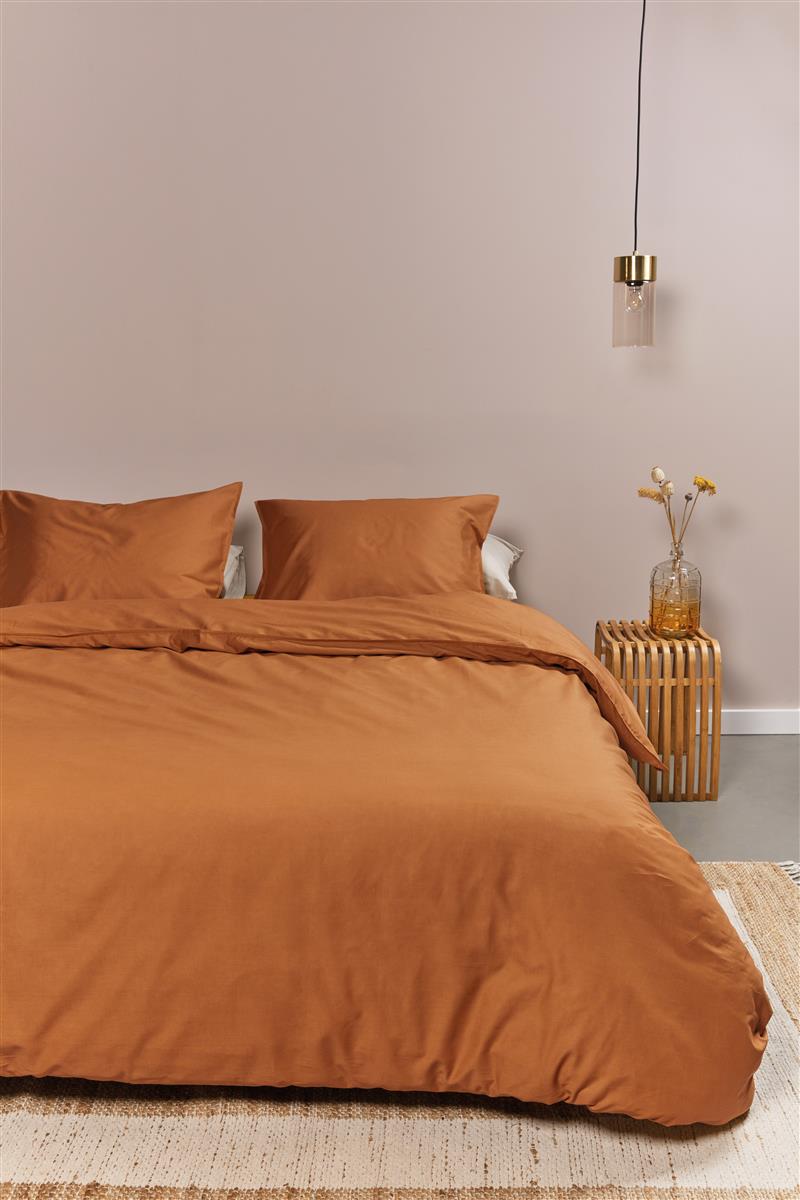 Ambiante Cotton Uni duvet cover - Orange