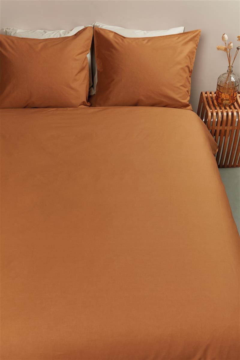 Ambiante Cotton Uni duvet cover - Orange